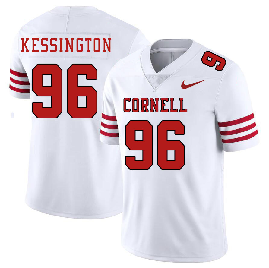 Men-Youth #96 Onome Kessington Cornell Big Red 2023 College Football Jerseys Stitched-White